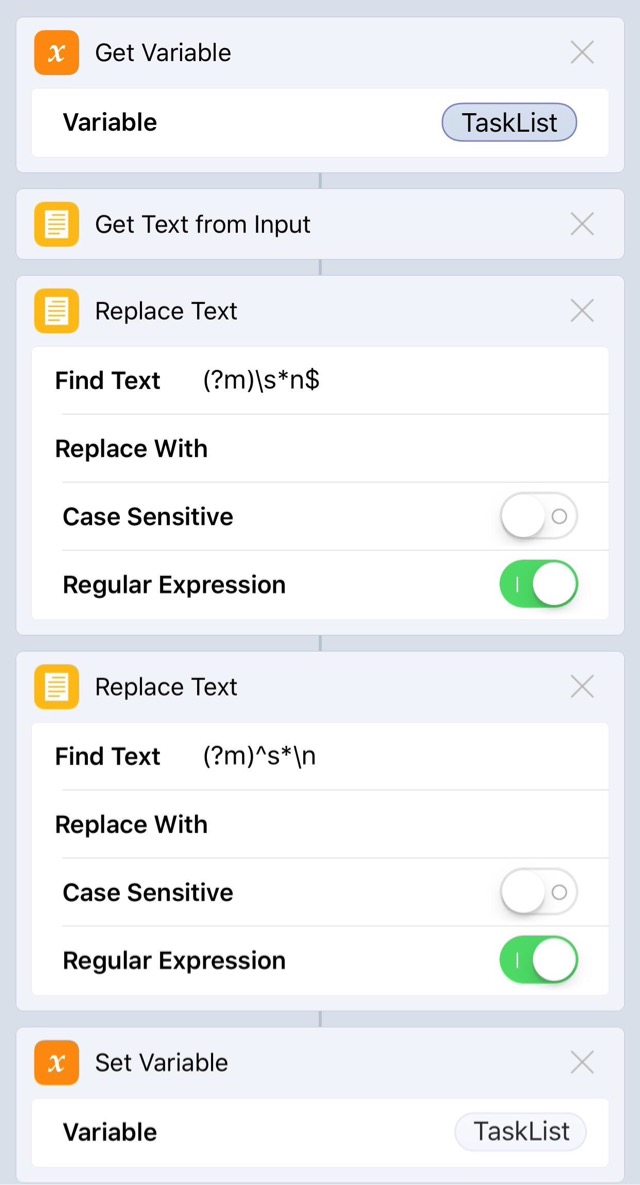 Whitespace Removal